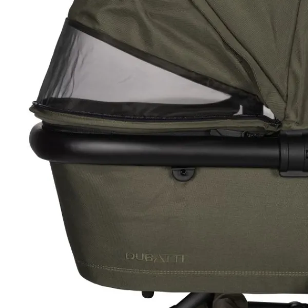 Dubatti One E5 Kinderwagen 2-in-1 Grey Frame Black/Dark Brown> Wandelwagens|Complete Kinderwagens