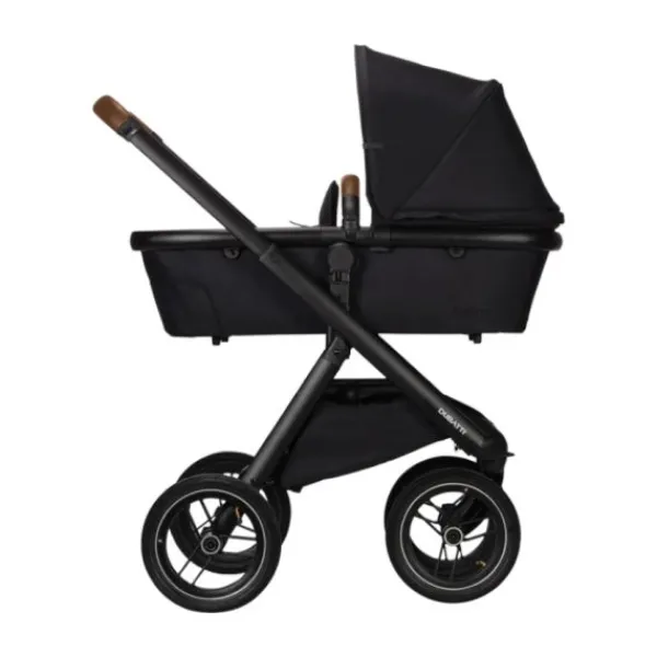 Dubatti One E5 Kinderwagen 2-in-1 Grey Frame Black/Dark Brown> Wandelwagens|Complete Kinderwagens