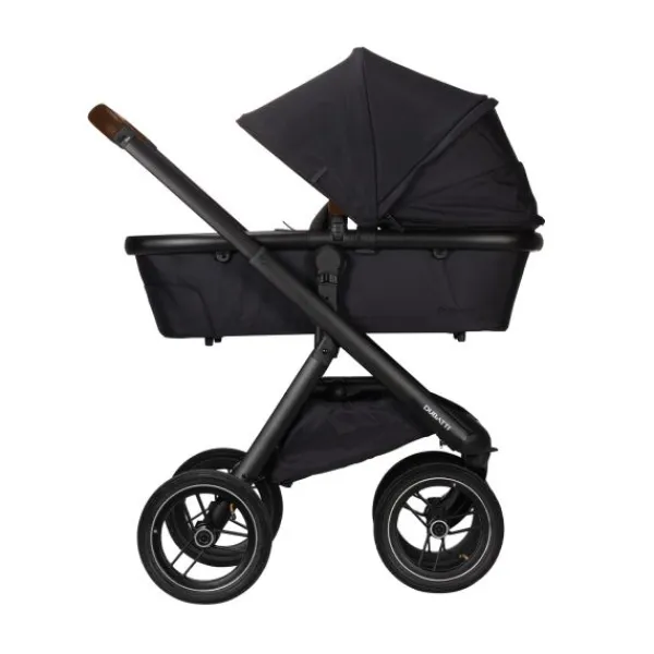 Dubatti One E5 Kinderwagen 2-in-1 Grey Frame Black/Dark Brown> Wandelwagens|Complete Kinderwagens