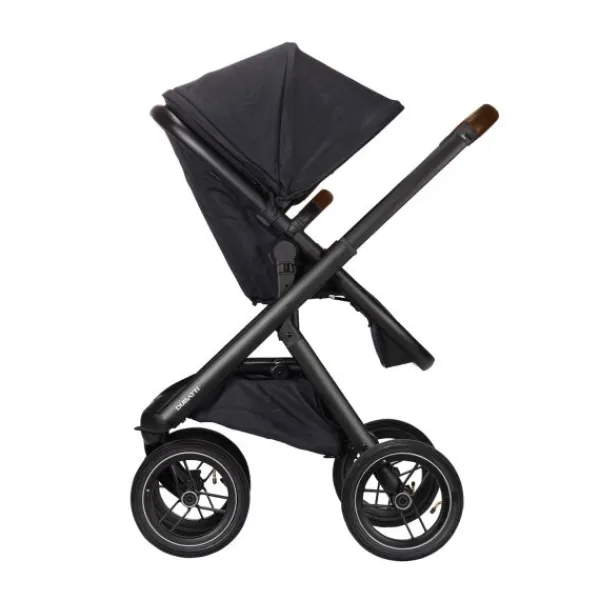 Dubatti One E5 Kinderwagen 2-in-1 Grey Frame Black/Dark Brown> Wandelwagens|Complete Kinderwagens