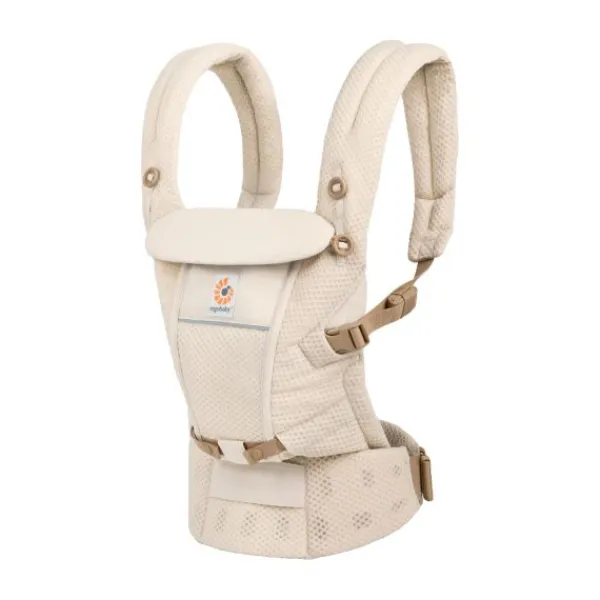 Ergobaby Draagzak Adapt Soft Flex Mesh Natural Beige> Rugdragers|Buikdragers