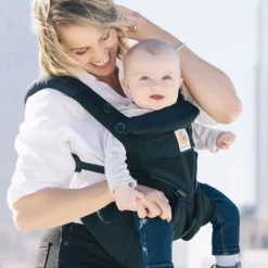 Ergobaby Draagzak Omni 360 Cool Air Mesh Onyx Black><noscript><img width=