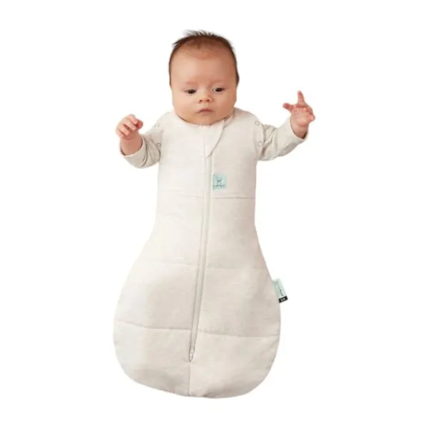 Ergopouch Cocoon Inbaker Slaapzak Oatmeal Marle 3,5 Tog 3-6mnd> 4-Seizoenen Slaapzakken