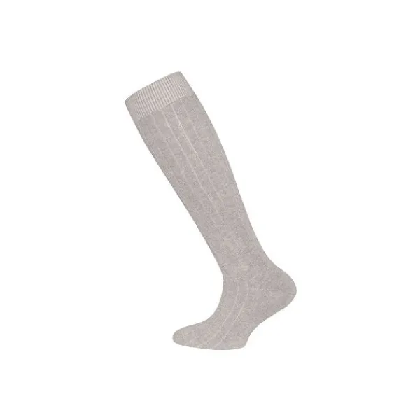 Ewers Kniekous Rib Dark Beige 19-22> Sokjes