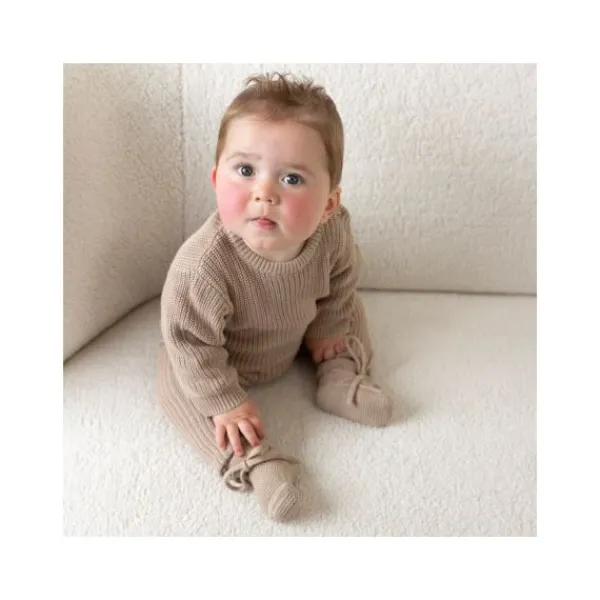 Feetje Broek Gebreid The Magic is in You Taupe 56> Broekjes