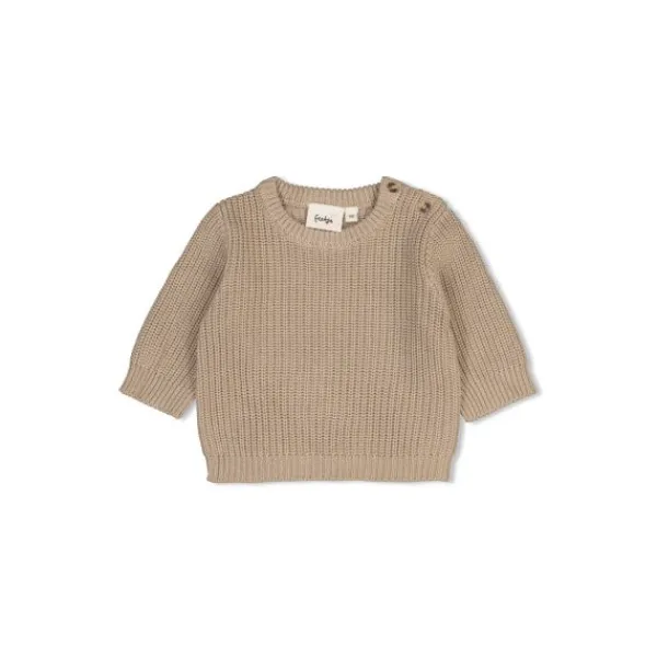 Feetje Broek Gebreid The Magic is in You Taupe 56> Broekjes