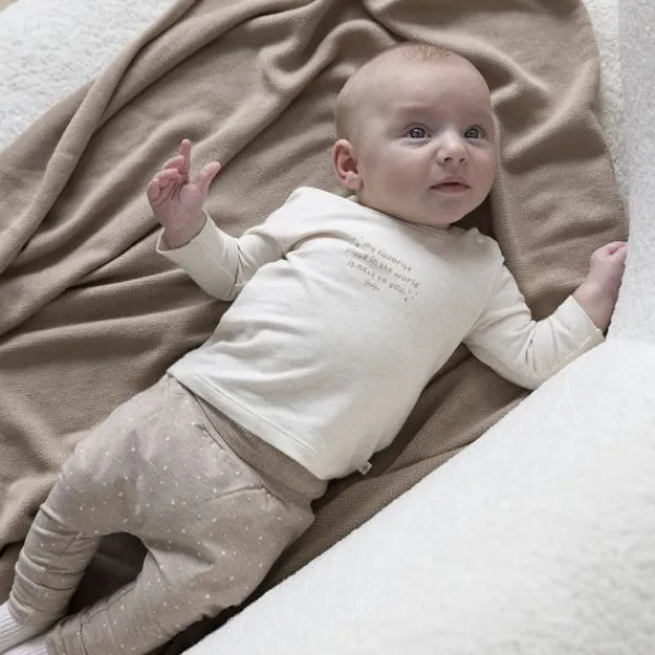Feetje Broek Print The Magic Is In You Taupe Melange 44> Broekjes