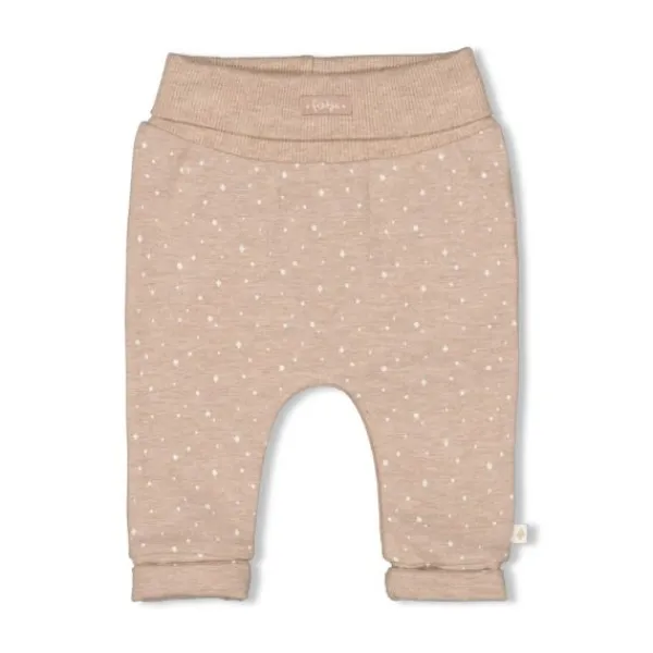 Feetje Broek Print The Magic Is In You Taupe Melange 44> Broekjes
