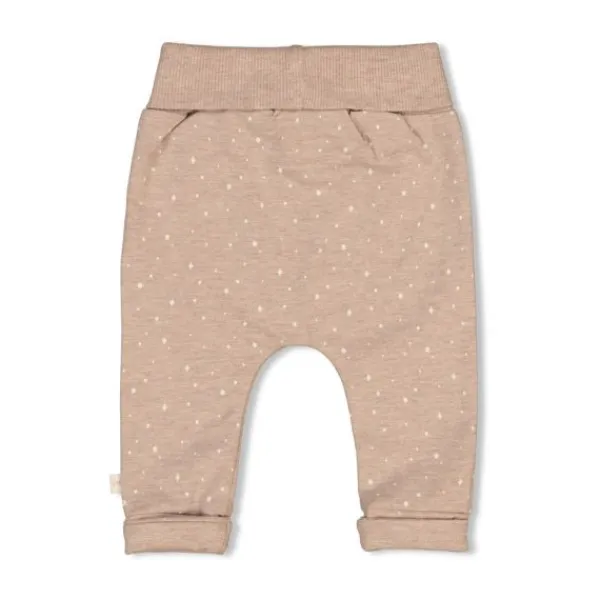 Feetje Broek Print The Magic Is In You Taupe Melange 44> Broekjes