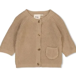 Feetje Mutsje Gebreid The Magic is in You Taupe 0-3 maanden><noscript><img width=
