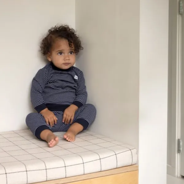 Feetje Pyjama Wafel Groen melange mt 56> Pyjama's