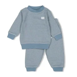 Feetje Pyjama Wafel Ijs Blauw 56> Pyjama's