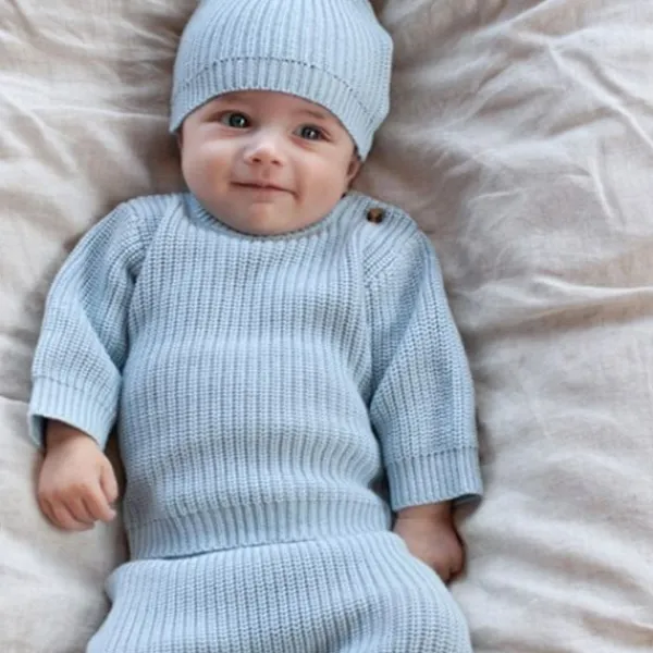 Feetje The Magic Is In You Broek Gebreid - Maat 56 - Blauw> Broekjes