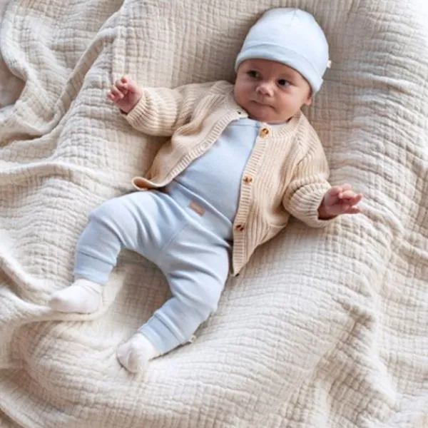 Feetje The Magic Is In You Wikkelromper Rib - Maat 44 - Blauw> Rompertjes