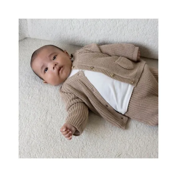 Feetje Vestje Gebreid The Magic is in You Taupe 56> Vestjes