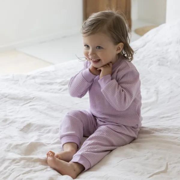 Feetje Wafelpyjama - Maat 56 - Lila> Pyjama's