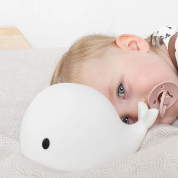 Flow Amsterdam Nachtlamp Moby Wit Silicone> Nachtlampen
