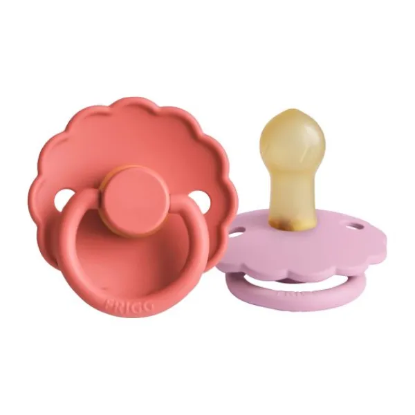 Frigg Fopspeen Daisy Poppy/Lupine T1 0-6 mnd (2 stuks)> Fopspenen 0-6 Maanden