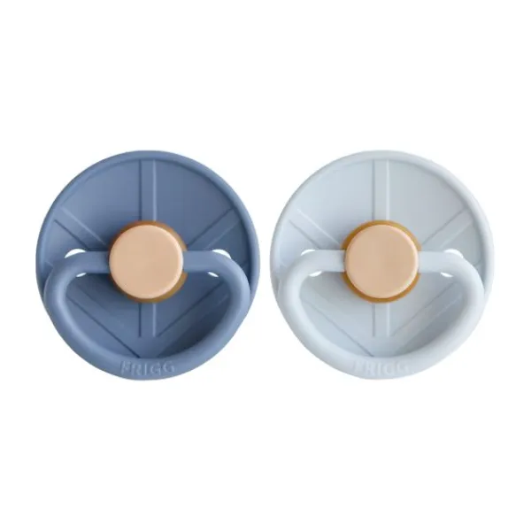 Frigg Fopspeen Little Viking Ocean View/Powder Blue T1 0-6 mnd (2 stuks)> Fopspenen 0-6 Maanden