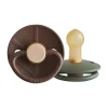 Frigg Fopspeen Little Viking Cocoa/Olive T1 0-6 mnd (2 stuks)> Fopspenen 0-6 Maanden