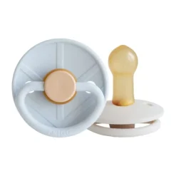Frigg Fopspeen Little Viking Powder Blue/Cream T2 6-18 mnd (2 stuks)> Fopspenen 12+ Maanden|Fopspenen 6+ Maanden