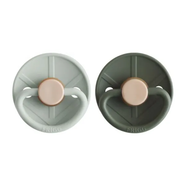Frigg Fopspeen Little Viking Sage/Olive T1 0-6 mnd (2 stuks)> Fopspenen 0-6 Maanden