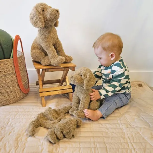Happy Horse Knuffeldoekje - Hond Brownie - 22 cm - Bruin> Knuffeldoekjes