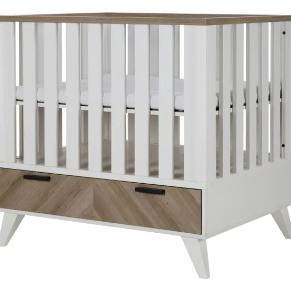 Interbaby Box Met Lade Lancaster Wit/ Visgraatmotief> Boxen Met Lade