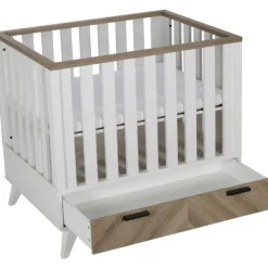 Interbaby Box Met Lade Lancaster Wit/ Visgraatmotief><noscript><img width=