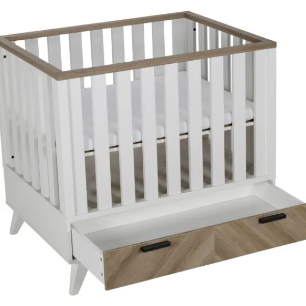 Interbaby Box Met Lade Lancaster Wit/ Visgraatmotief> Boxen Met Lade