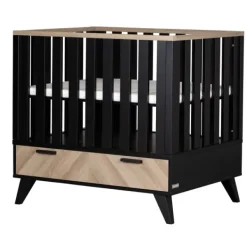 Interbaby Box Met Lade Lancaster Wit/ Visgraatmotief><noscript><img width=