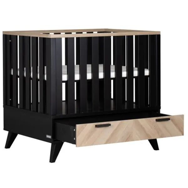 Interbaby Box Met Lade Lancaster Wit/ Visgraatmotief> Boxen Met Lade