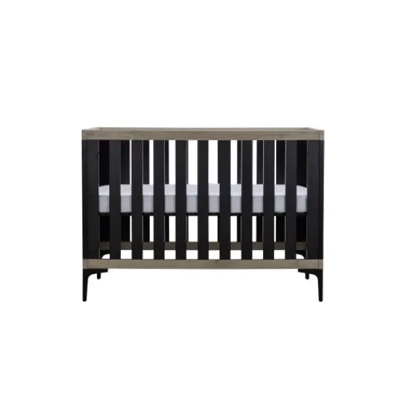 Interbaby Hanglegkast 2-Deurs Strips Zwart> Ladekasten|Wandrekken