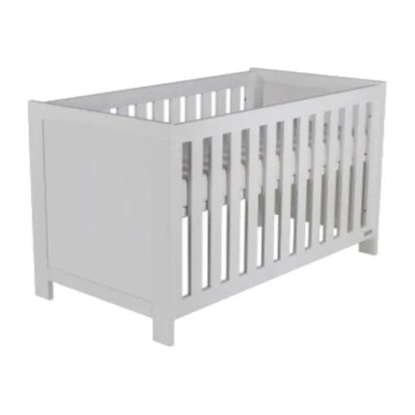 Interbaby Ledikant 60 x 120 Malmo Wit> Complete Babykamers|Ladekasten