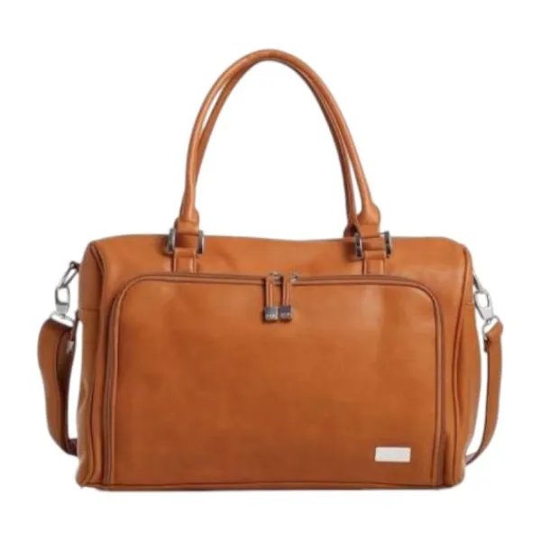 Isoki Double Zip Satchel Bag Redwood> Lederlook Tassen|Accessoires Kinderwagens