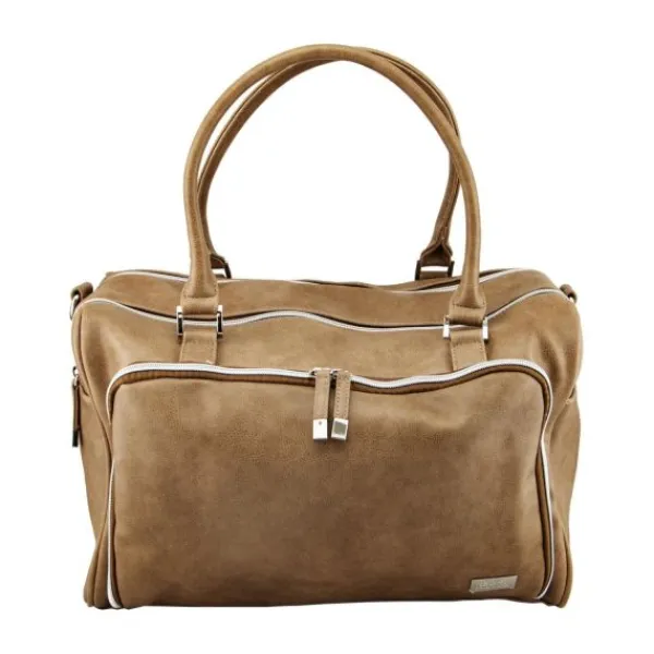 Isoki Double Zip Satchel Bag Redwood> Lederlook Tassen|Accessoires Kinderwagens