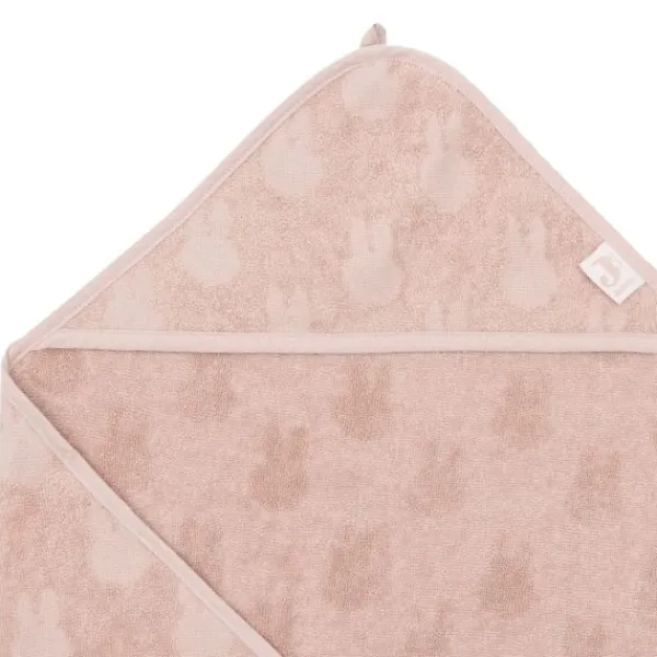 Jollein Badcape Badstof Miffy Jacquard Wild Rose> Badcapes
