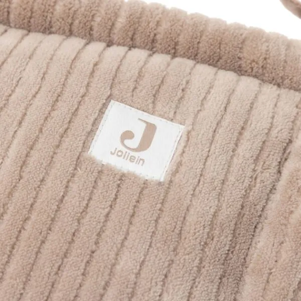 Jollein Boxbumper - Cloudy Rib - 180x30 cm - Milky Coffe> Accessoires Boxen