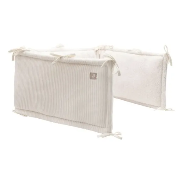 Jollein Boxbumper - Cloudy Rib - 180x30 cm - Milky Coffe> Accessoires Boxen