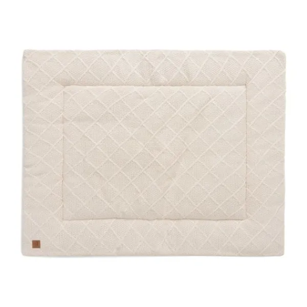 Jollein Boxkleed Check Knit Oatmeal 75 x 95 cm> Accessoires Boxen|Boxkleden