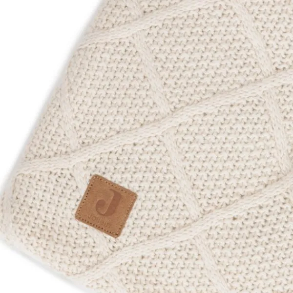 Jollein Boxkleed Check Knit Oatmeal 75 x 95 cm> Accessoires Boxen|Boxkleden