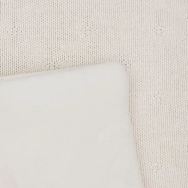 Jollein Boxkleed Cosy Knit Ivory 75 x 95 cm> Boxkleden|Accessoires Boxen