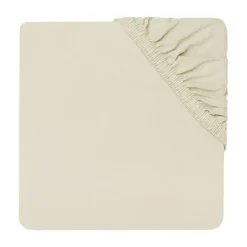 Jollein Hoeslaken Boxmatras Jersey Biscuit 75 x 95 cm><noscript><img width=