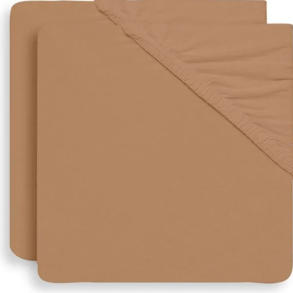 Jollein Hoeslaken Jersey Nougat 40/50 x 80/90 cm 2 Pack> Hoeslakens