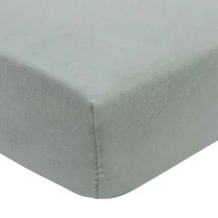 Jollein Hoeslaken Jersey - 2 Stuks - 70/75 x 140/150 cm - Sea Green/Biscuit><noscript><img width=