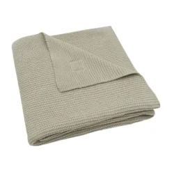 Jollein Ledikantdeken Basic Knit Olive Green 100 x 150 cm> Hoeslakens