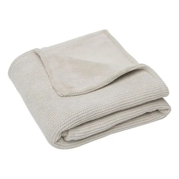 Jollein Ledikantdeken Basic Knit Nougat 100 x 150 cm> Ledikantdekens