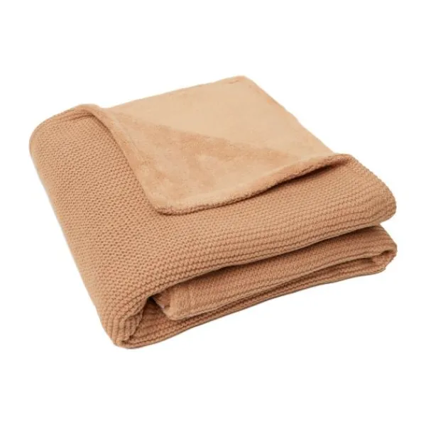 Jollein Ledikantdeken Basic Knit Nougat 100 x 150 cm> Ledikantdekens
