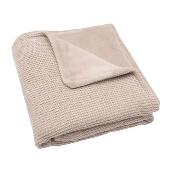 Jollein Ledikantdeken Basic Knit Wild Rose 100 x 150 cm> Ledikantdekens