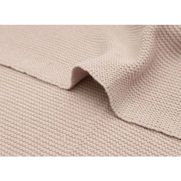 Jollein Ledikantdeken Basic Knit Wild Rose 100 x 150 cm> Ledikantdekens